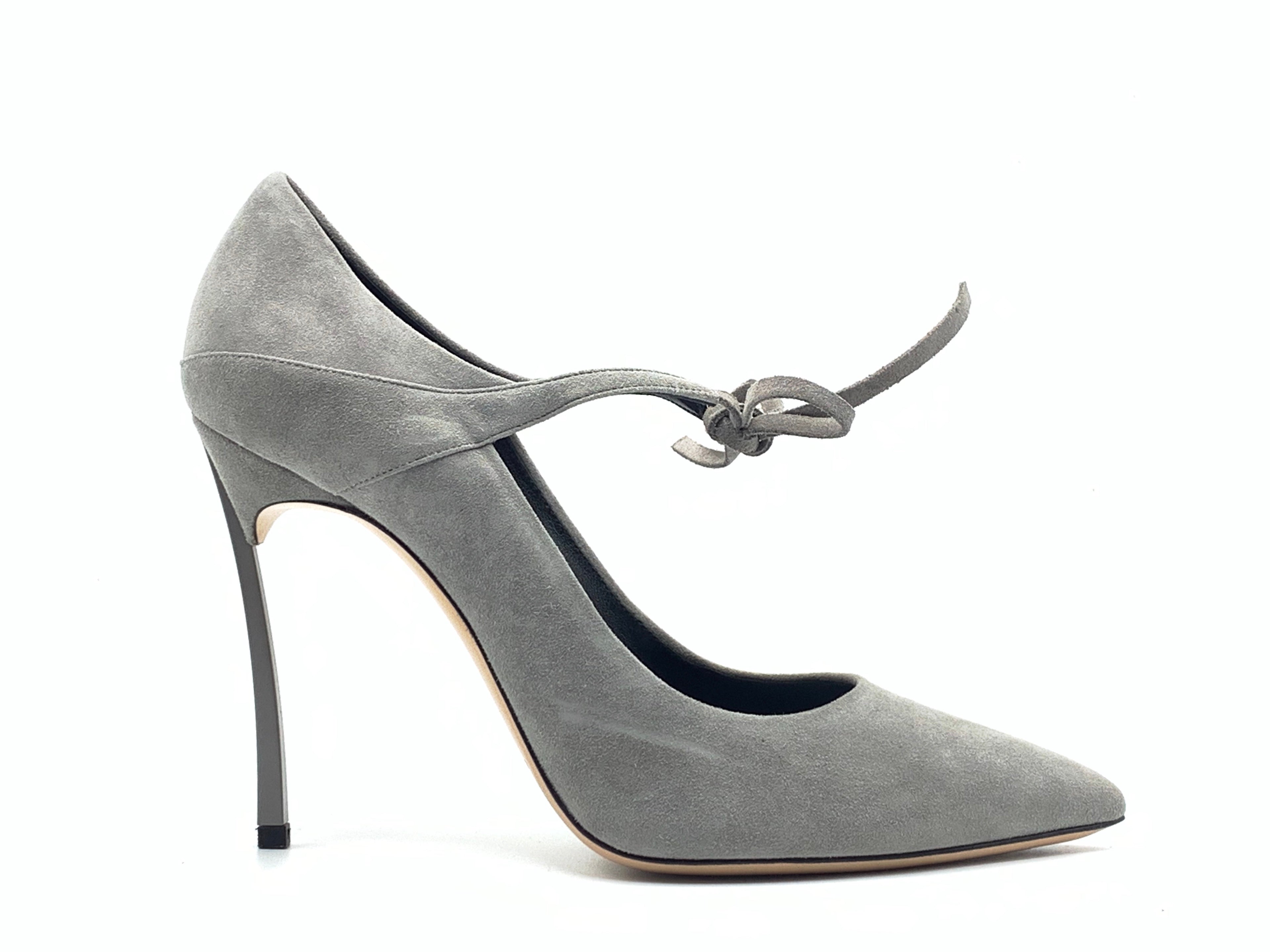 Casadei - 1F109E (Grey Suede)