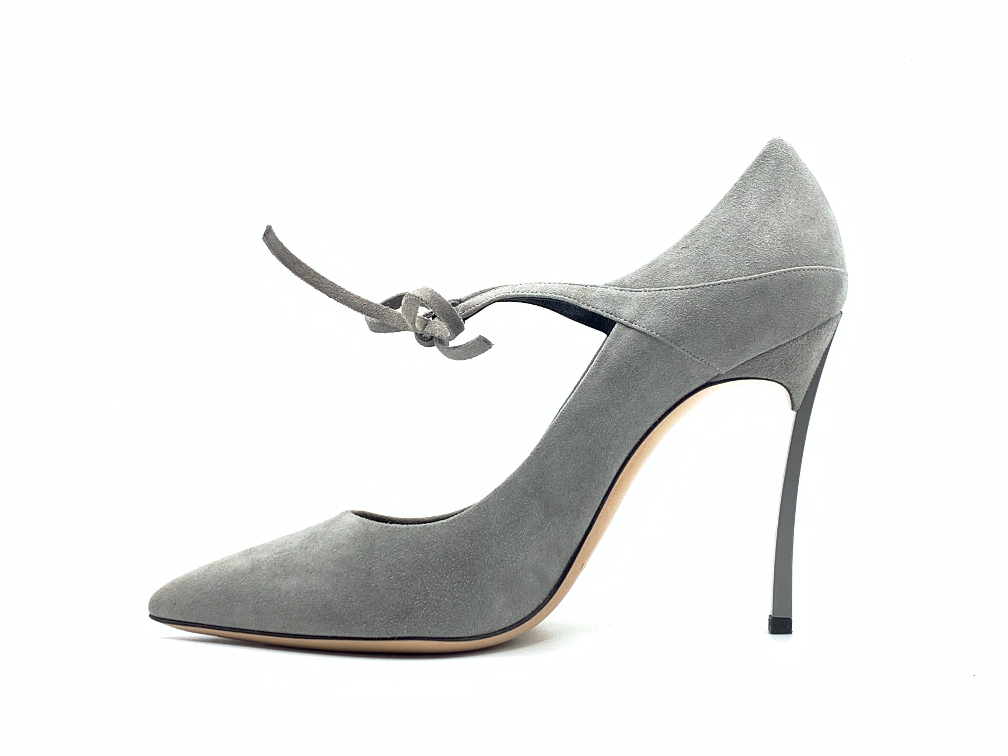 Casadei - 1F109E (Grey Suede)